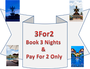 3 For 2 Nights Offer